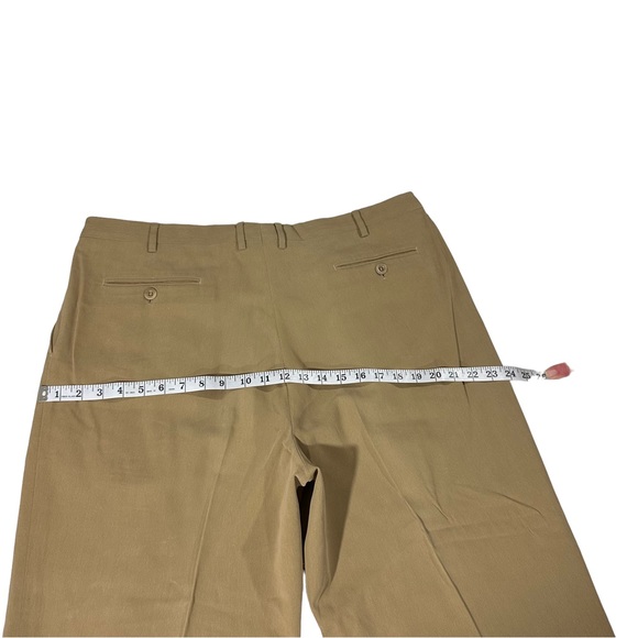 Brioni Cannes Italy Made Tan 100% Wool Pleated Cuffed Suit Dress Pants Sz 42x29 - Picture 8 of 11